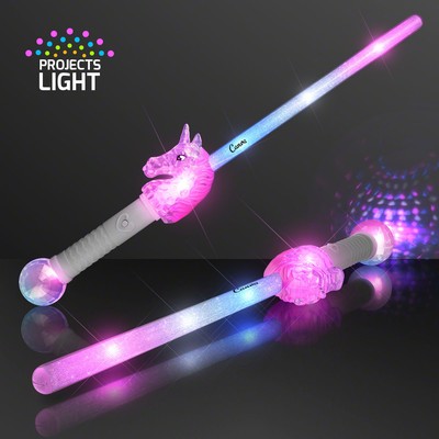 Light Stick Unicorn Party Wand - PRINTED